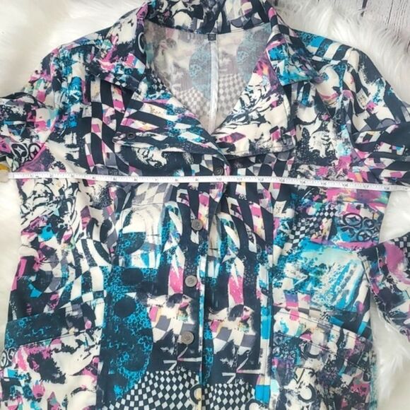 Vero Moda  Made in Italy Fun Funky Wearable Art Michelangelo Blazer Jacket🇮🇹 - Picture 11 of 13